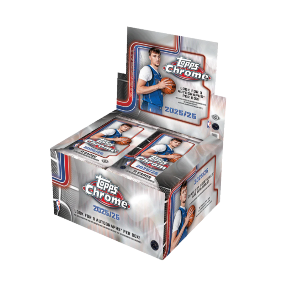 【拆盒】25-26 Topps Chrome Jumbo TC 巨量 整盒 球星卡 盲盒【代拆