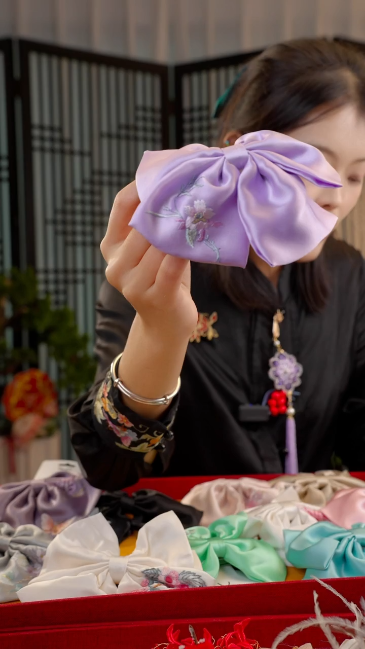刺绣岁**✨非遗绒花手工饰品