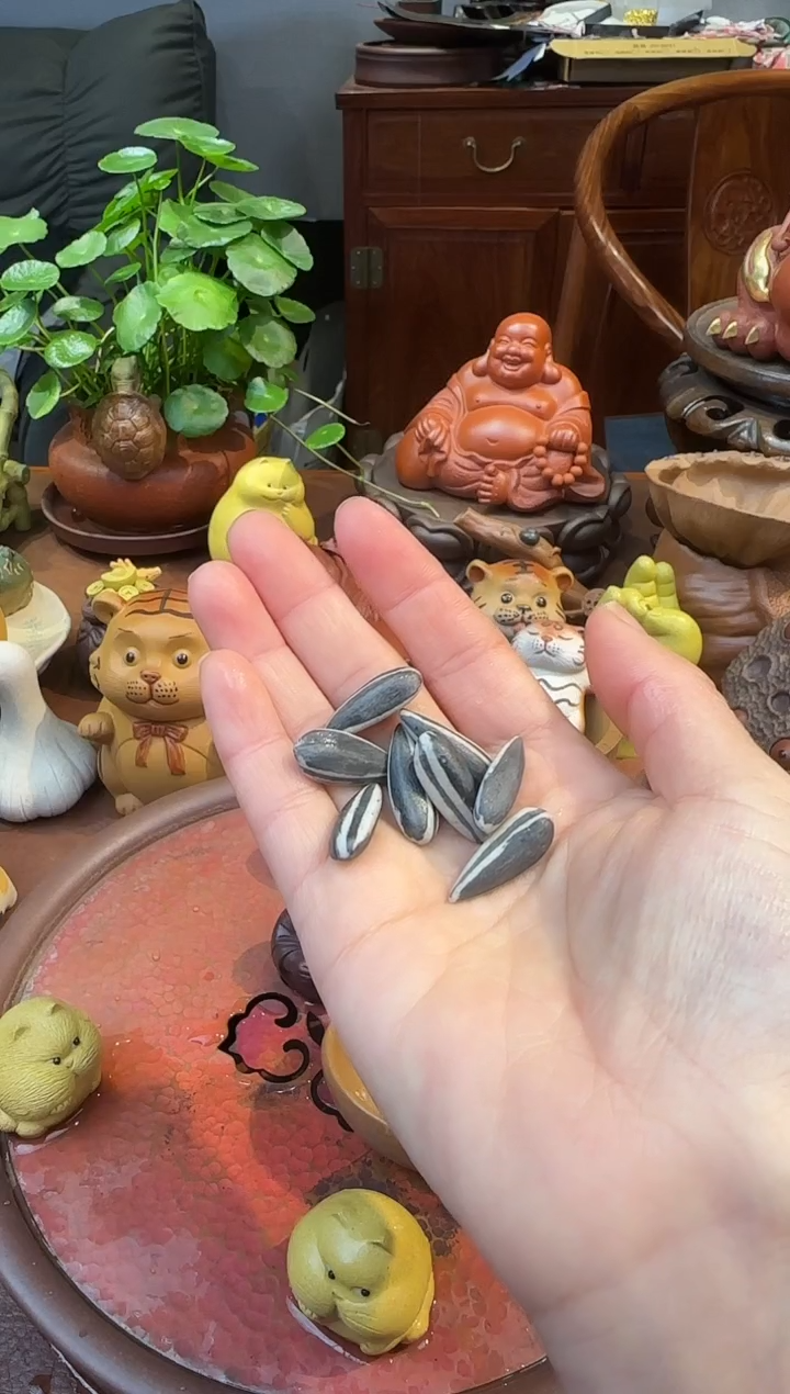 紫砂茶宠紫砂瓜子10个