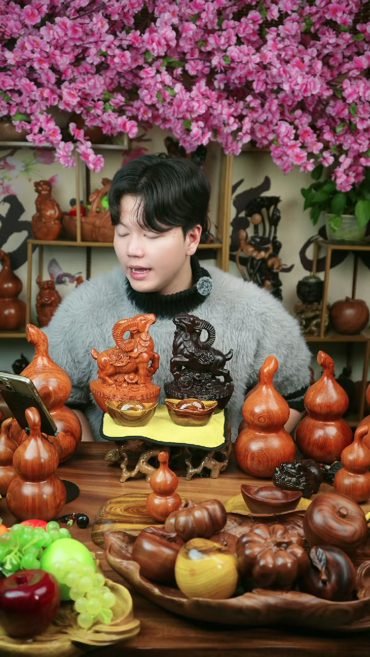 风车木（黑檀木）木雕款会****?专属链接