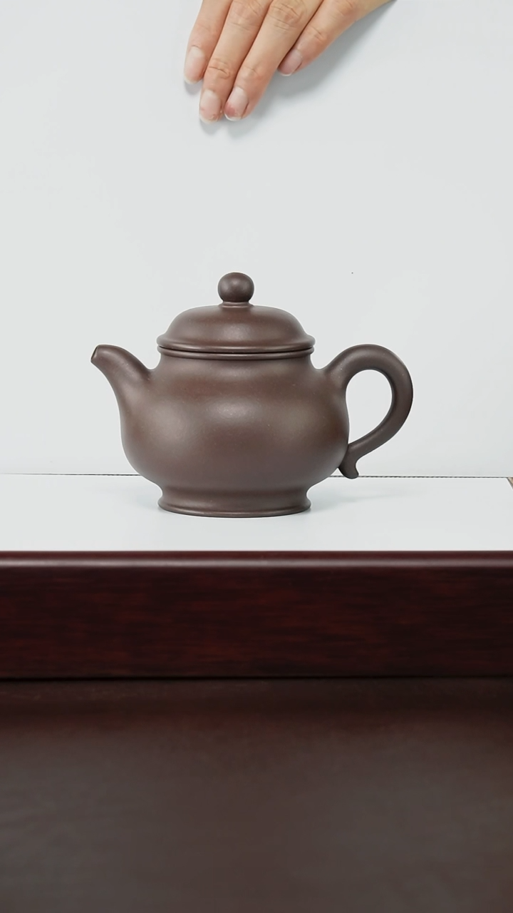 茶壶紫砂底槽青250毫升