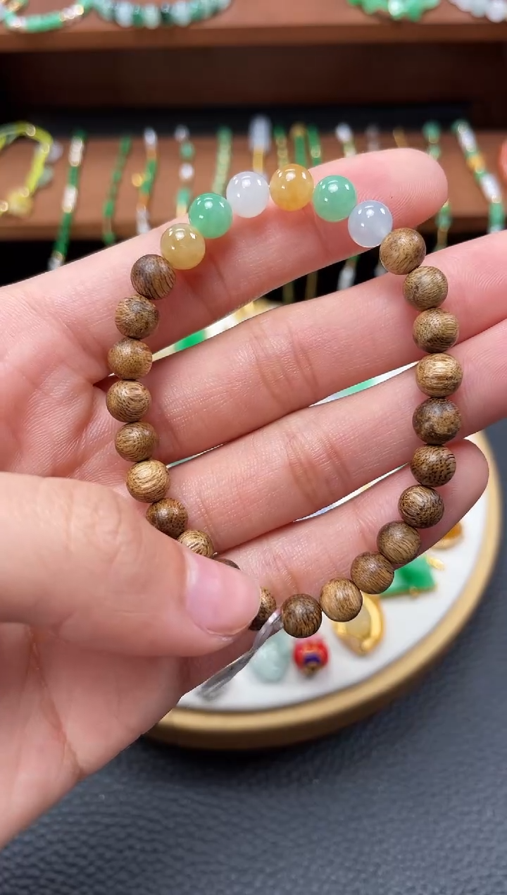 【闪购商品】翡翠套链未镶嵌一个   JK652