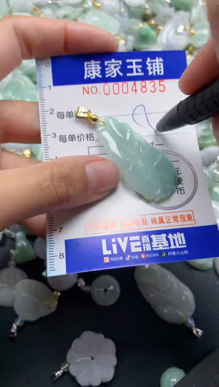 颈饰未镶嵌翡翠4835