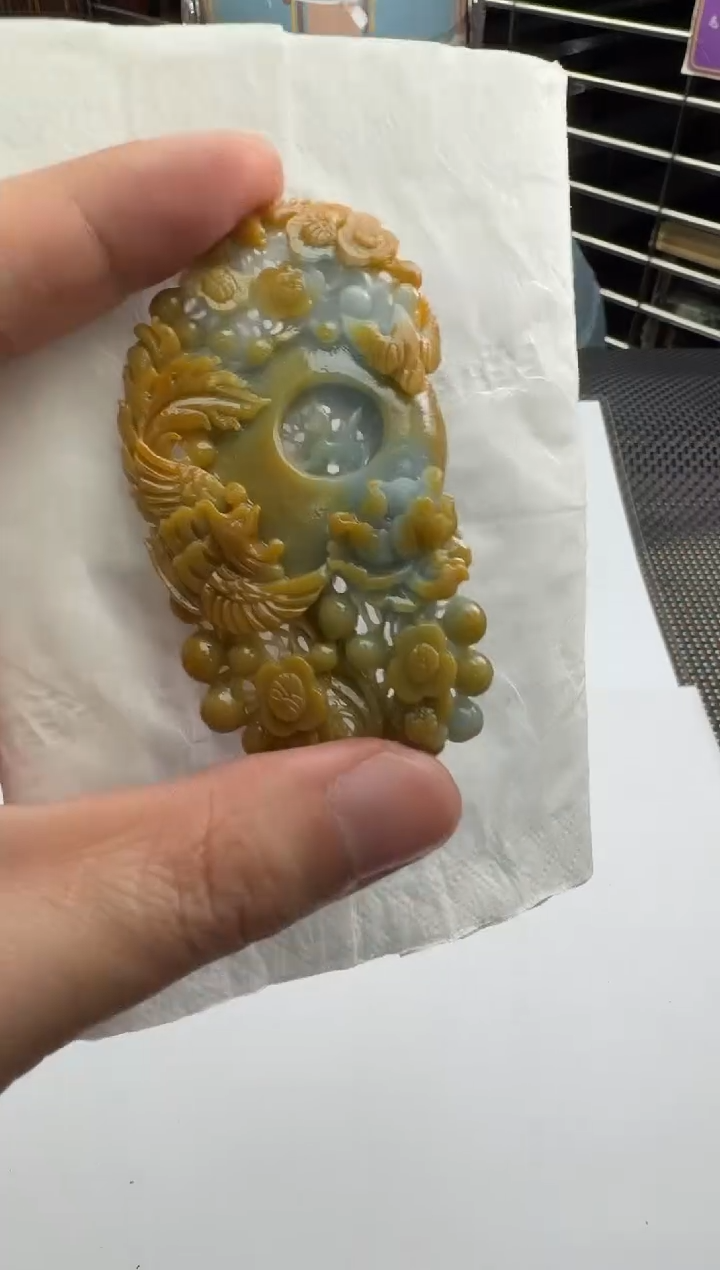 未镶嵌定制翡翠衝**霄--018180