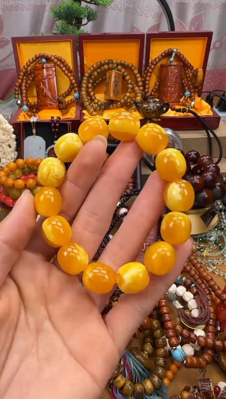未镶嵌颈饰蜜蜡所见即所得所见即所得