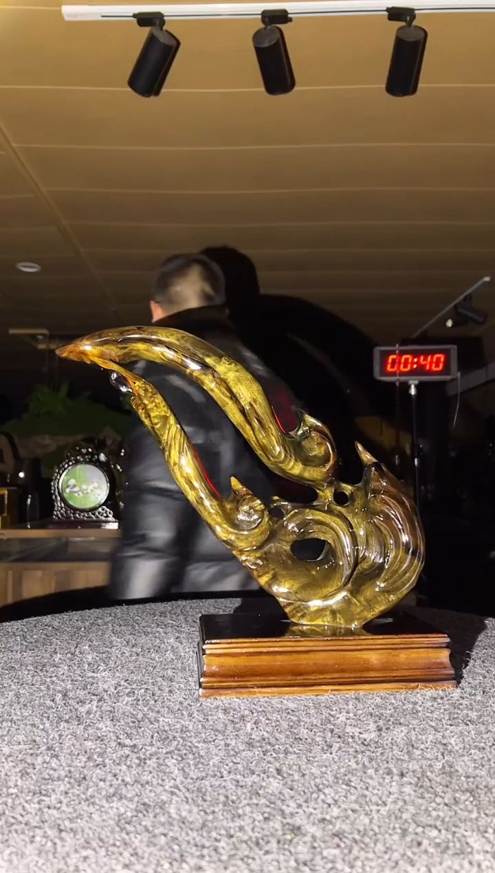 金丝楠木雕款存*金丝楠木摆件