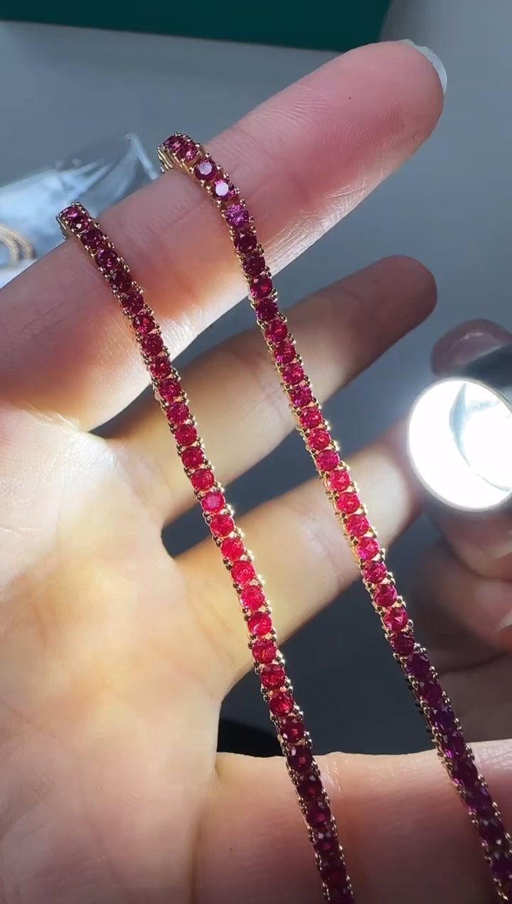 主播定制链接精品红色手链