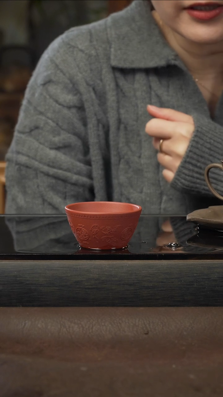 茶壶紫砂6 清水泥主人杯60cc