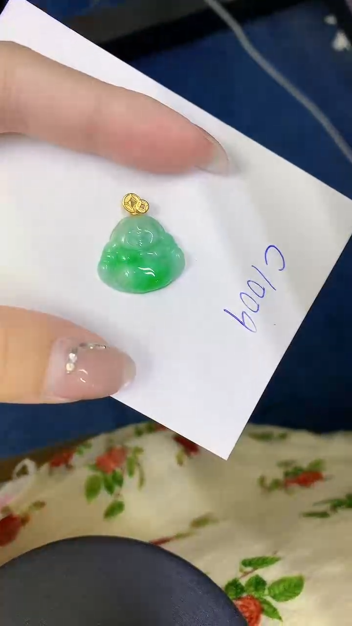 颈饰未镶嵌翡翠缅甸天然翡翠A货