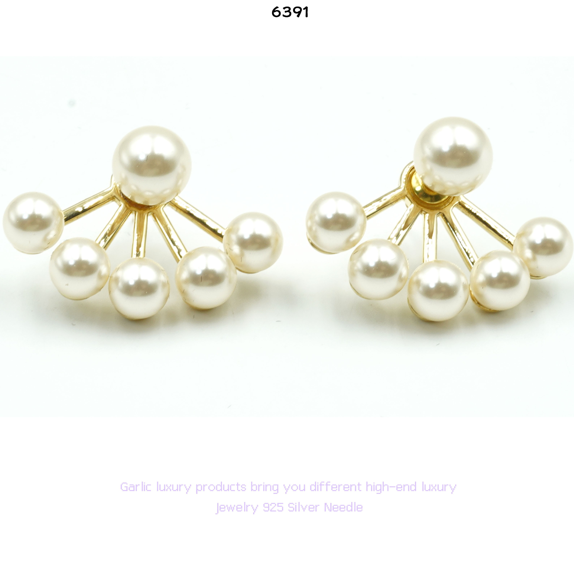 铜合金耳饰 设计师款耳饰~6391