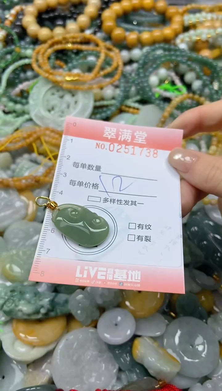 未镶嵌挂件翡翠闪购0251738