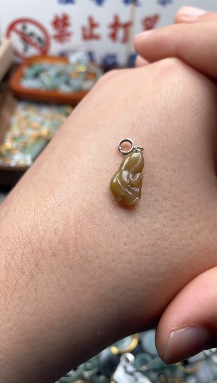 【闪购商品】翡翠颈饰未镶嵌哥哥