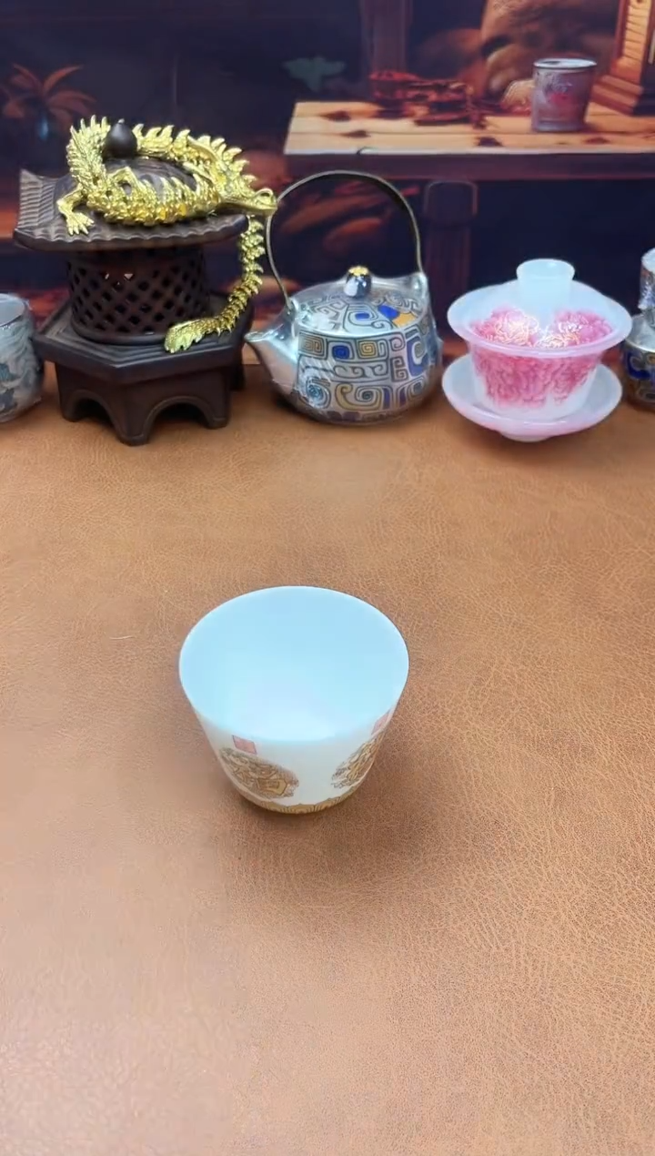 陶瓷茶具摆件旅行套组