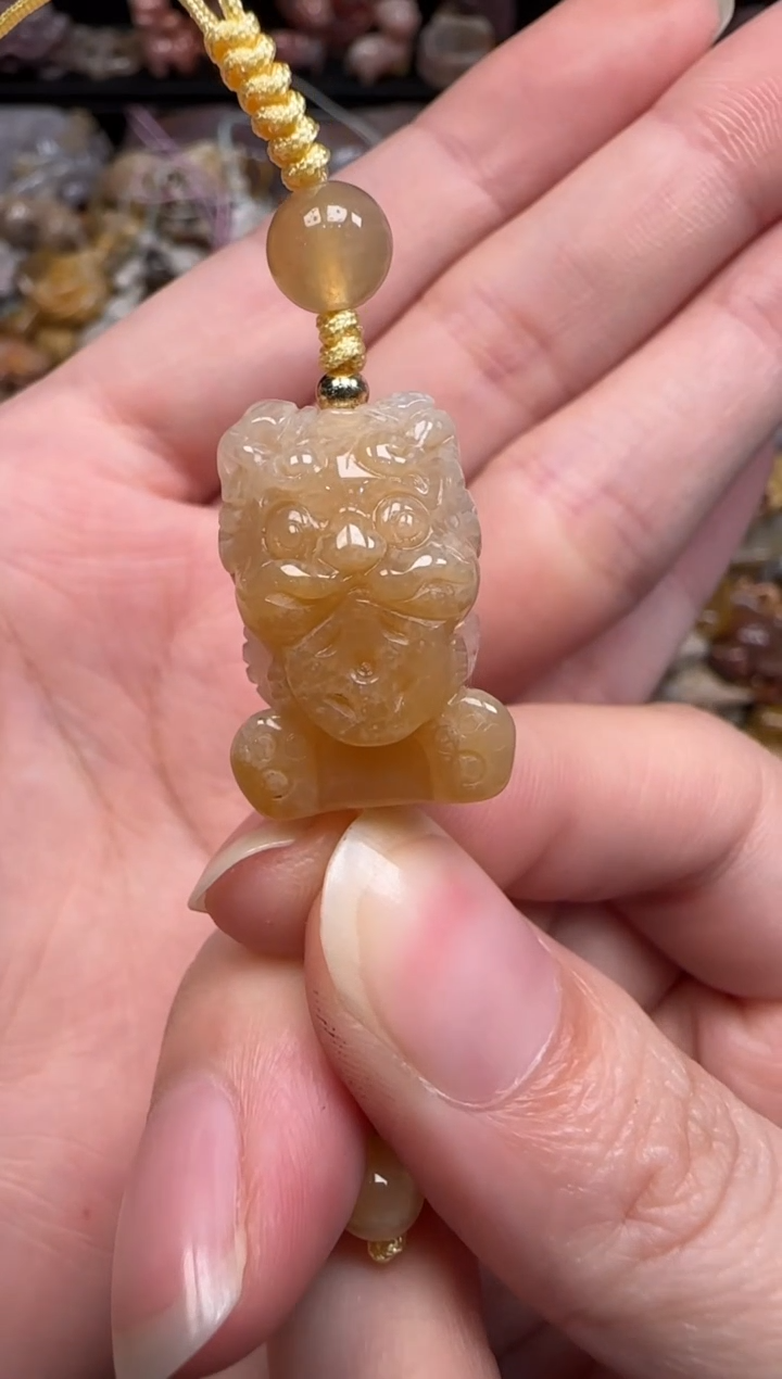 硅化珊瑚（珊瑚玉）未镶嵌颈饰231