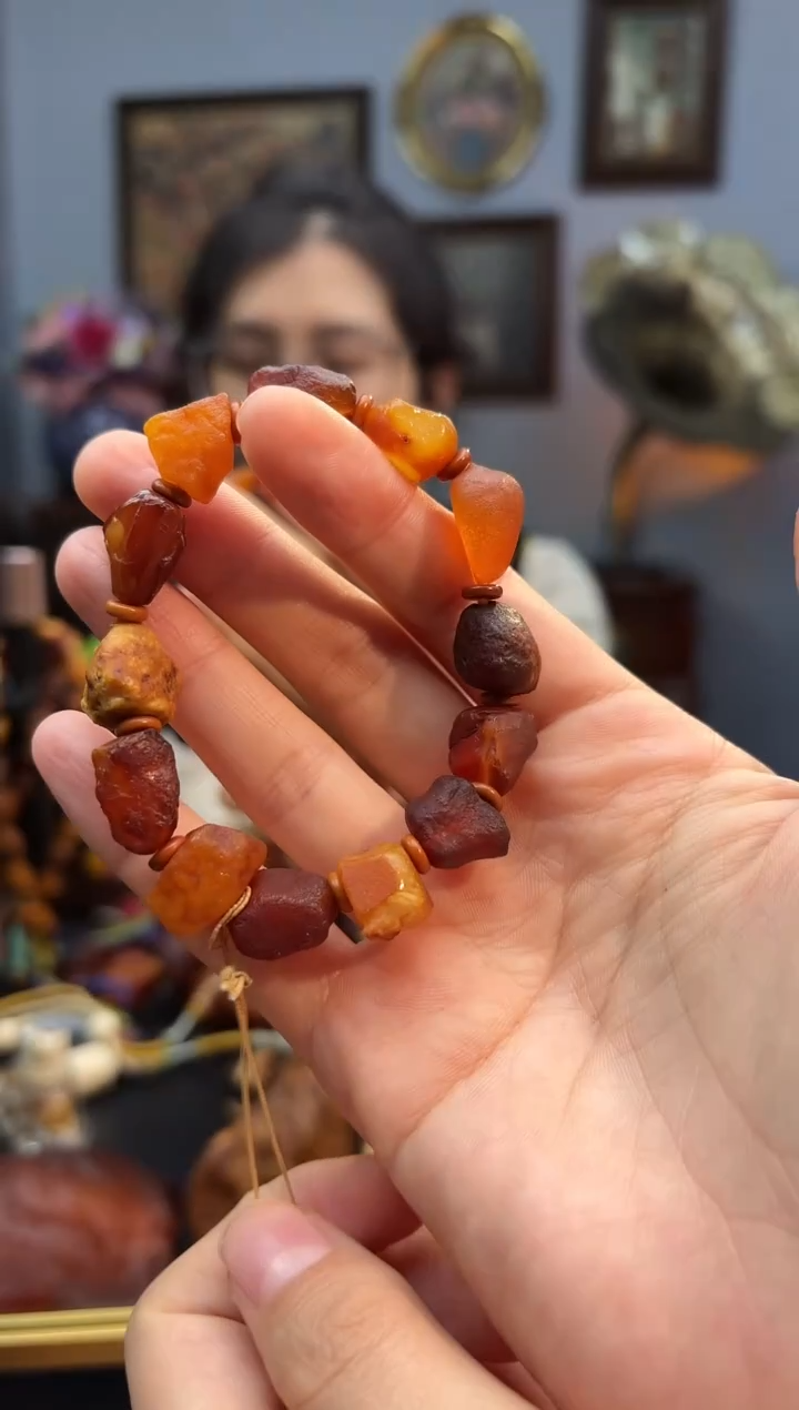 手串琥珀未镶嵌手串
