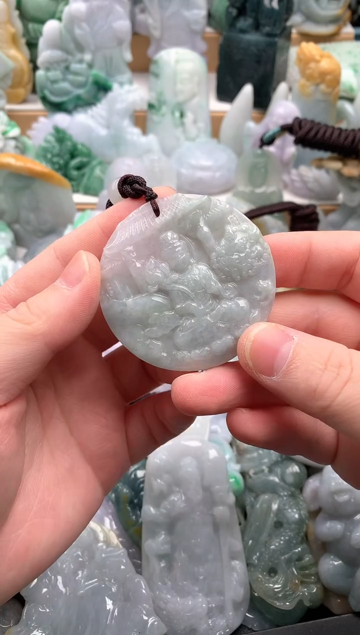 吊坠(不含链)未镶嵌翡翠1