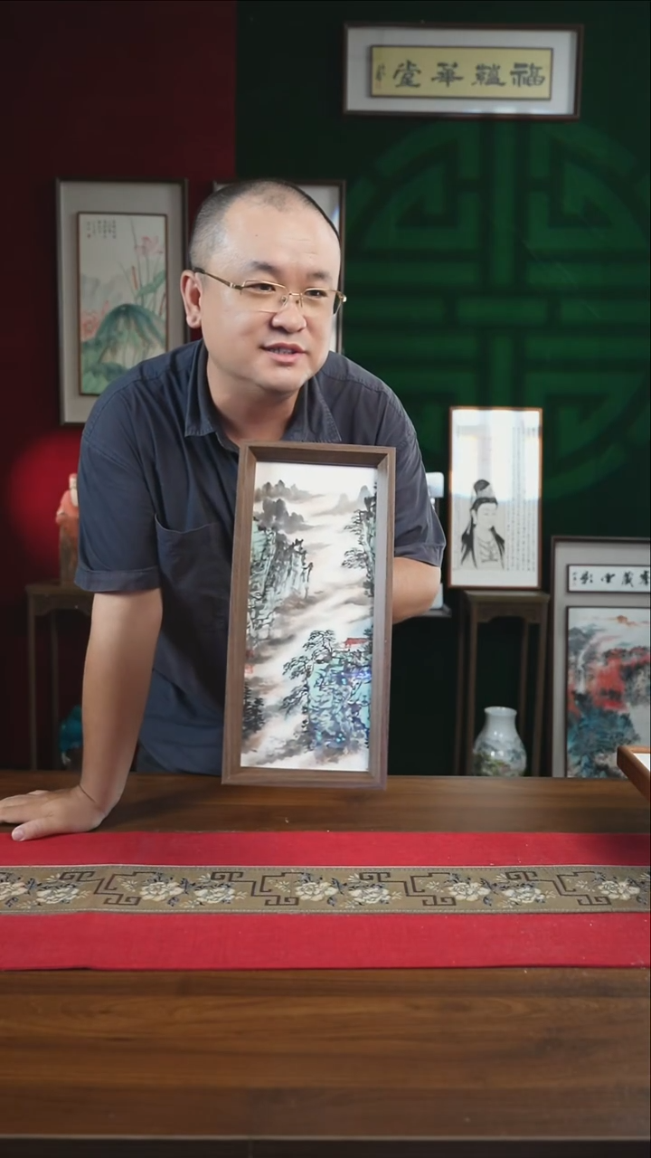 书法绘画摆台  山水3