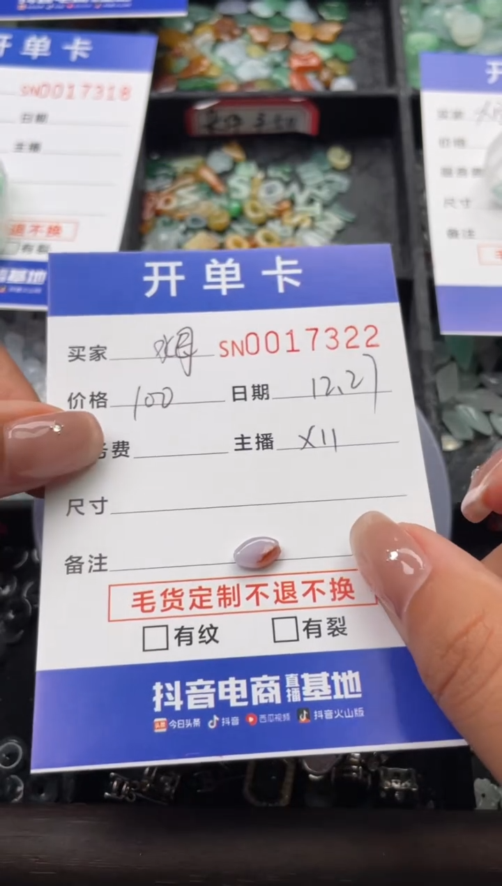 颈饰未镶嵌翡翠写***母17322