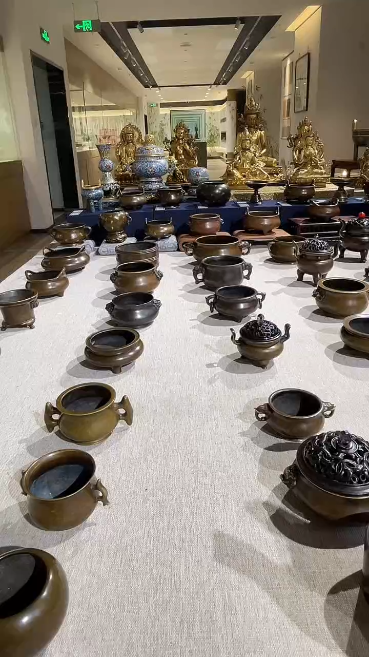 ?*风炉天下朝冠耳熏炉（小号）