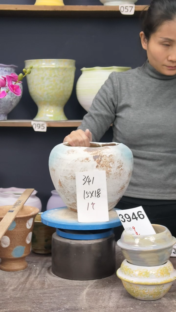 景德镇花盆默认微瑕341