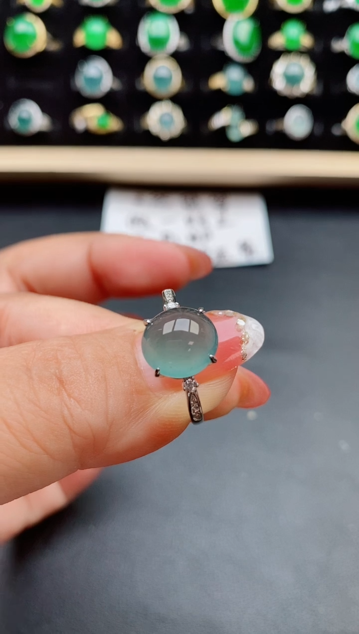 【闪购商品】翡翠戒指银S925镶嵌121212