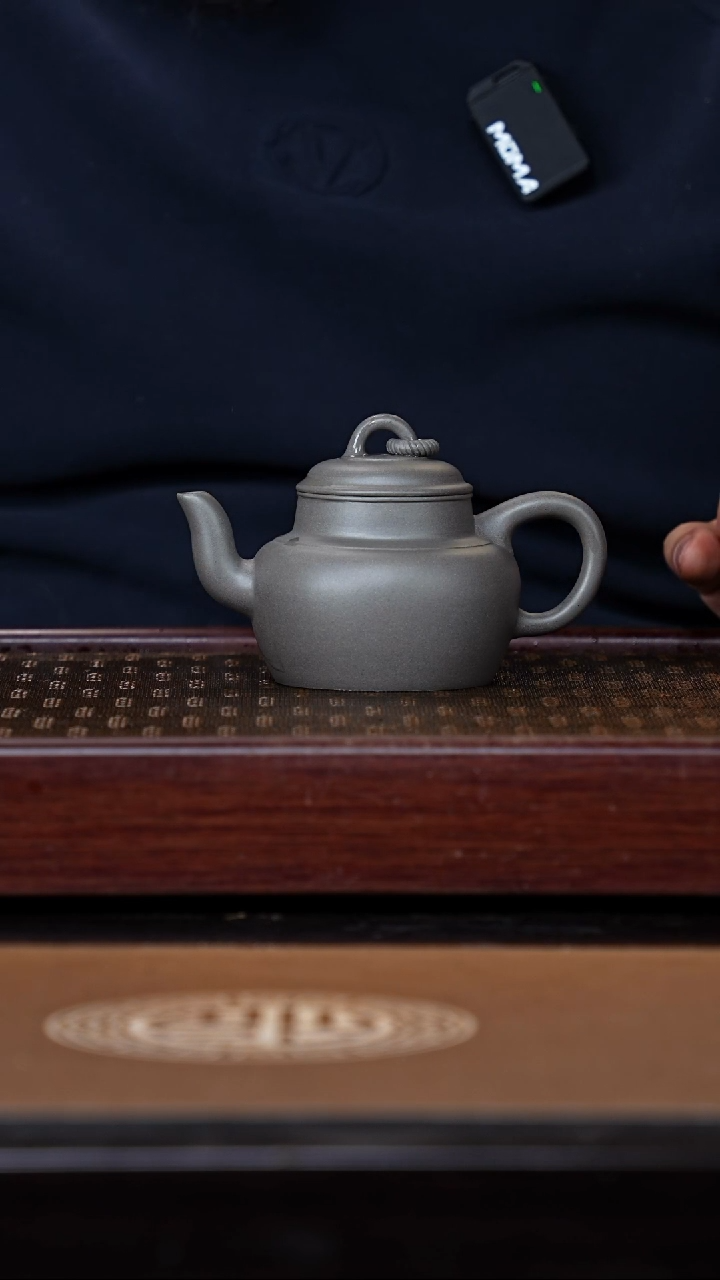 【闪购商品】紫砂茶壶郑林芳  青灰紫泥 昭君壶 