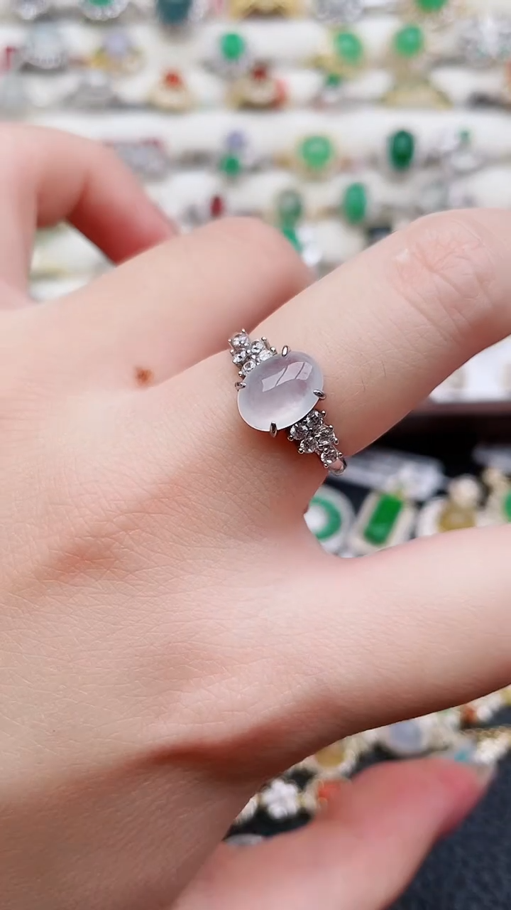 银S925镶嵌戒指翡翠41