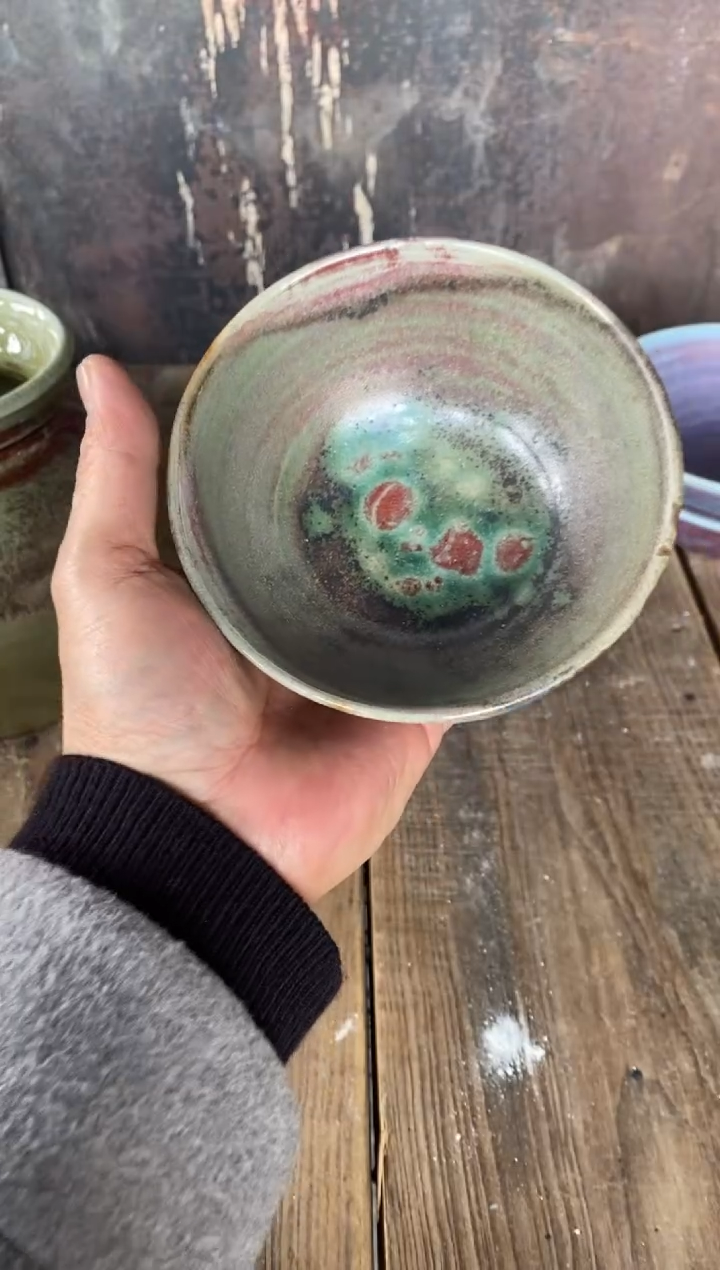 浪鬼柴烧釉绘系列碗