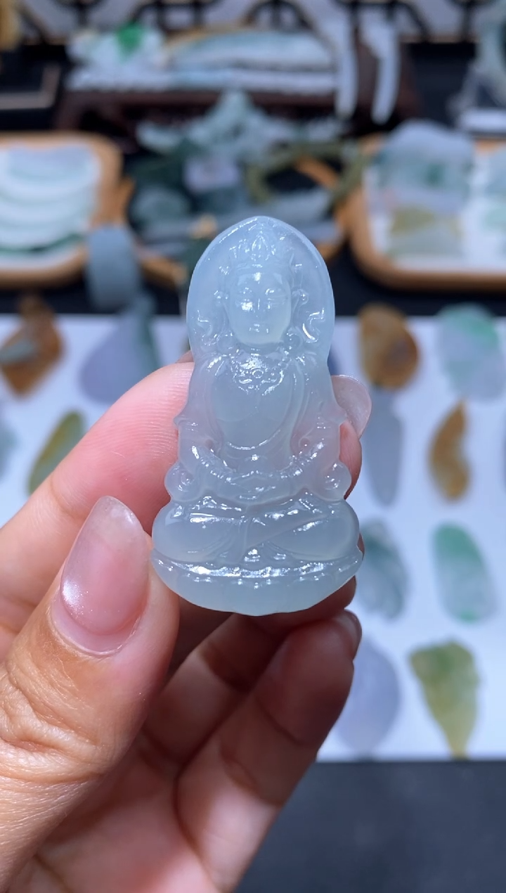 【闪购商品】定制翡翠未镶嵌度母