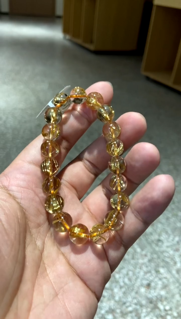 【闪购商品】水晶282-未镶嵌钛金烟花钛透体10mm+