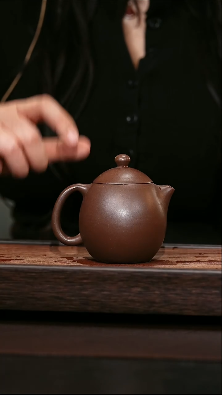 茶壶紫砂原矿紫砂壶  龙蛋   180cc