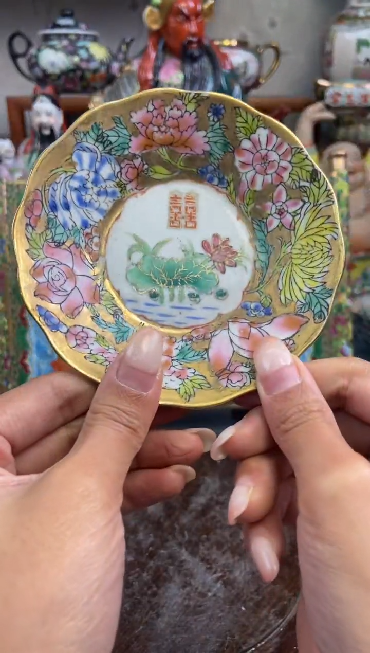 瓷片微瑕慎拍景德镇窑老厂瓷器单件