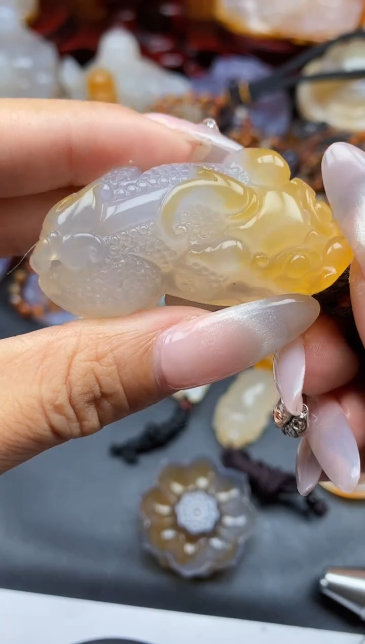 【闪购商品】玛瑙/玉髓颈饰未镶嵌ll