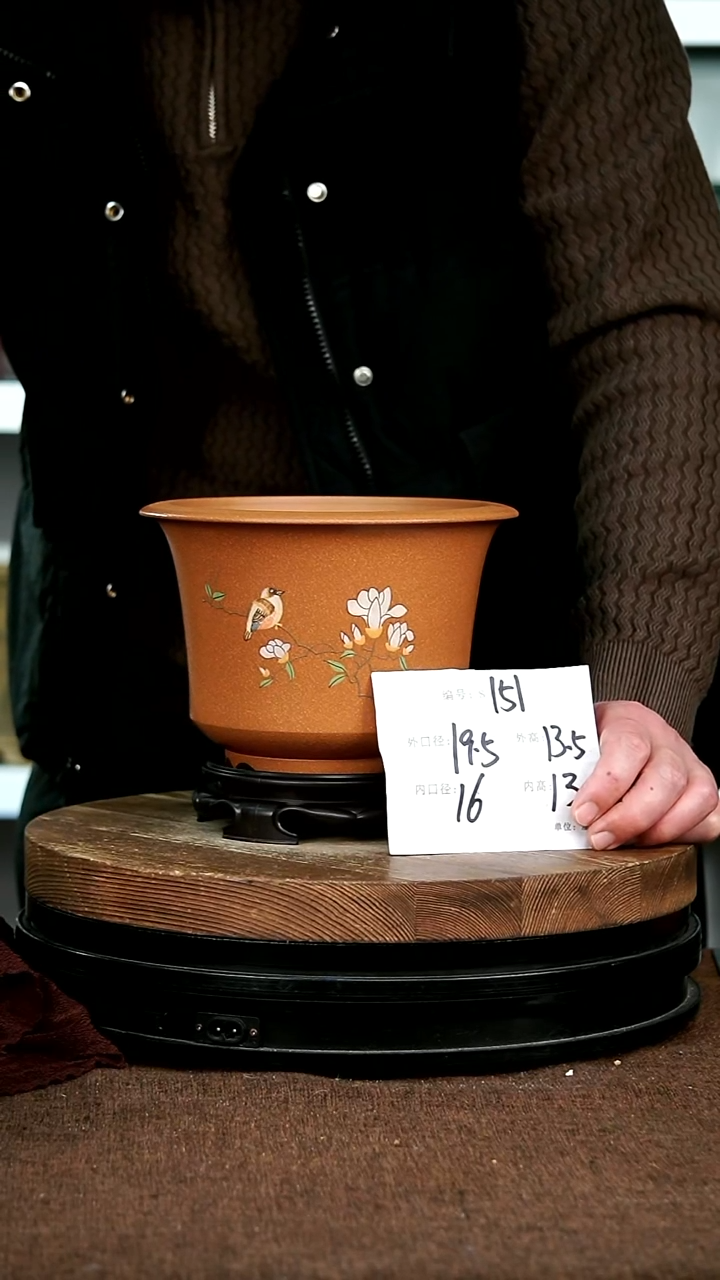 【闪购商品】紫砂花盆151+s宜兴紫砂花盆