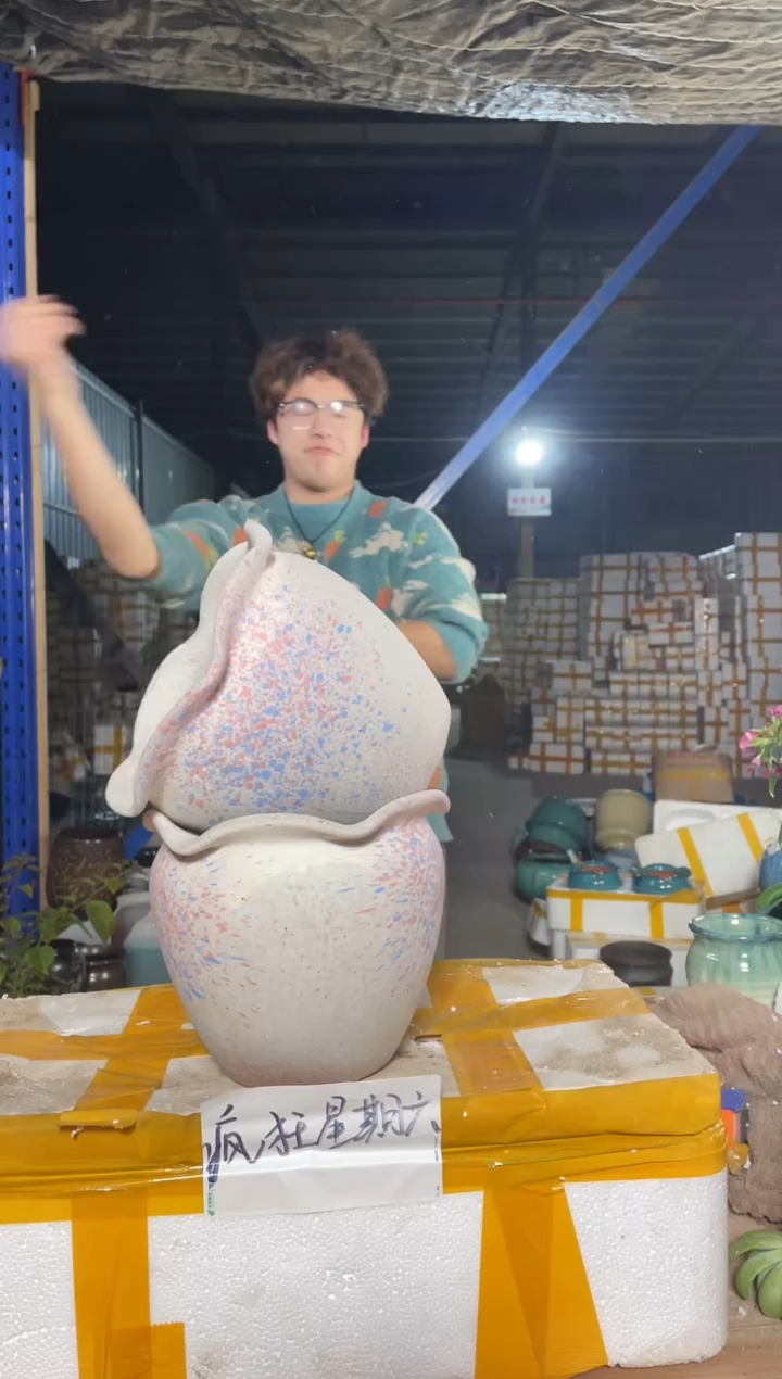紫砂花盆宜兴紫砂粗陶花盆19.8/1