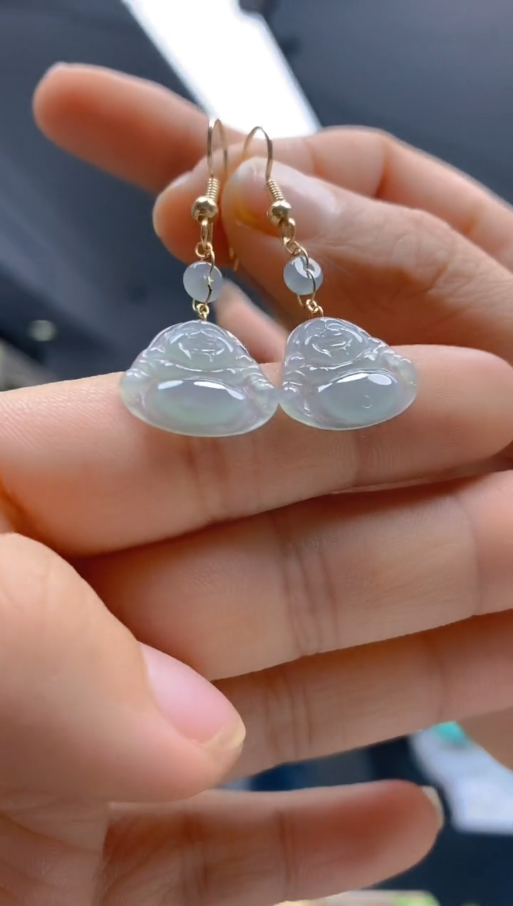 【闪购商品】翡翠耳饰合金276翡翠耳钩