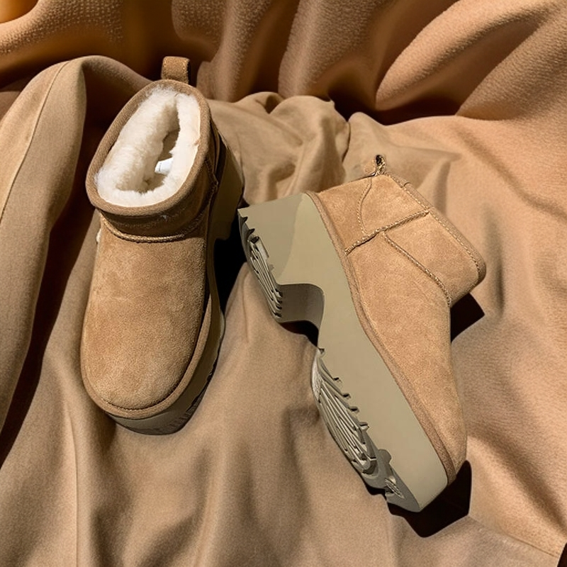 U老师【人鱼冬雨】桑坡雪地靴