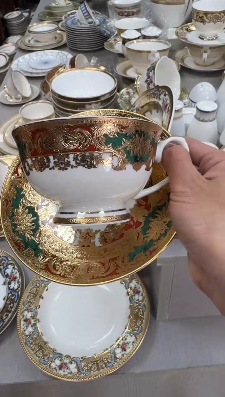 【闪购商品】瓷片220毫升杯碟福利款