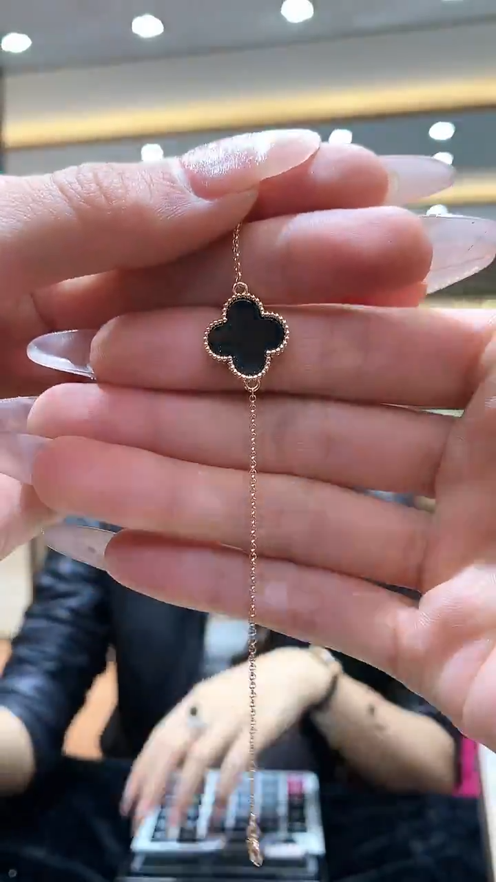 【闪购商品】翡翠手链18K金镶嵌手链MCSJ