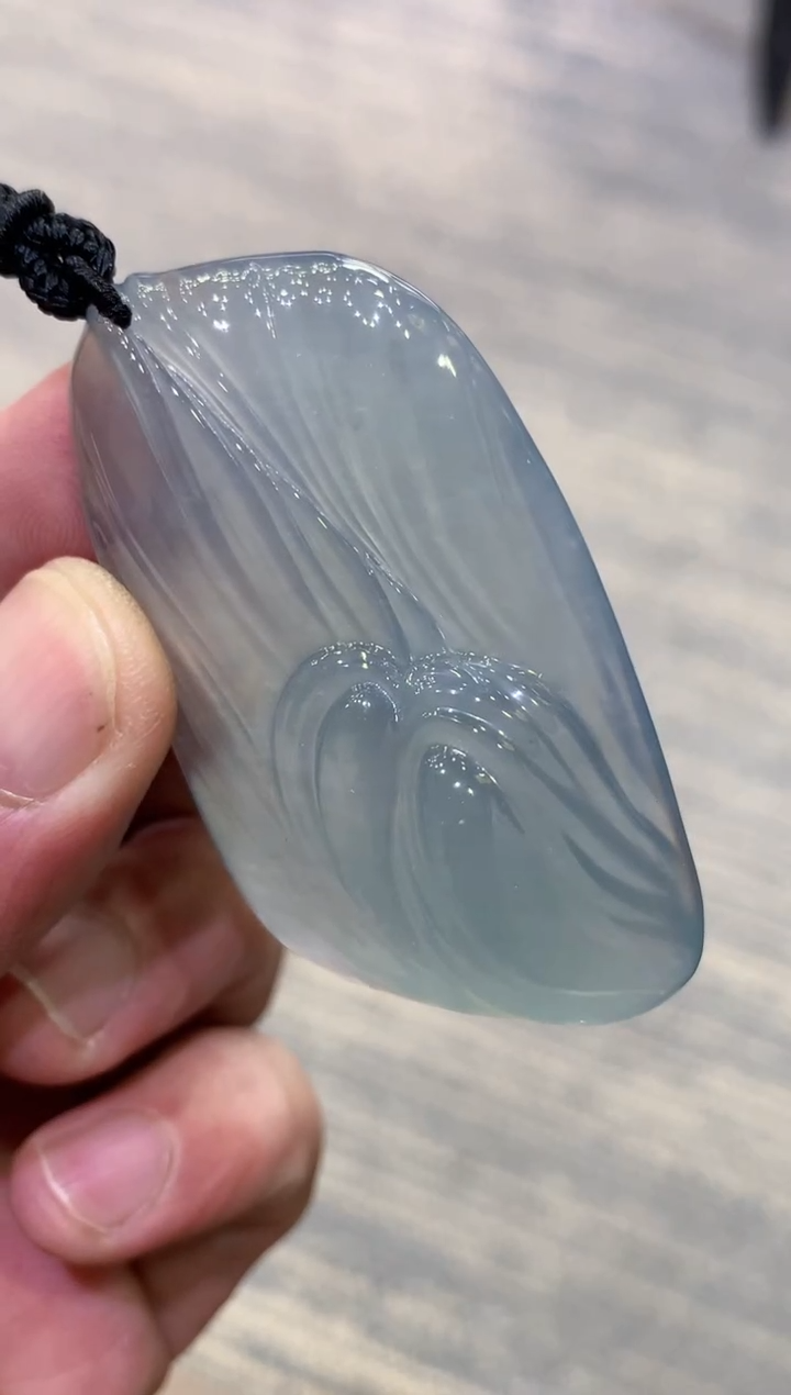 颈饰未镶嵌翡翠天然A货翡翠