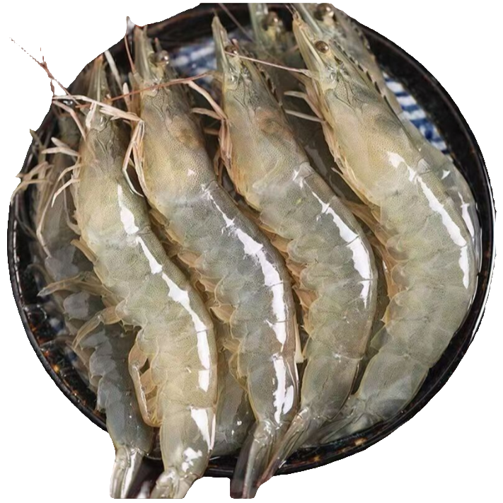 C甄选【今天拍明天到】海水大虾单只15cm左右四斤/盒含薄碎冰锁鲜 共50~60只海虾 顺丰冷链发货