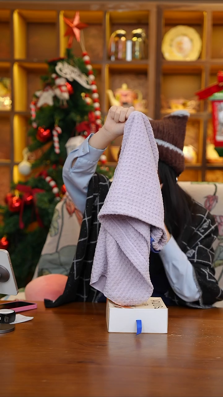 陶44美国AQUIS四代干发帽30x74cm紫色【CF3401】