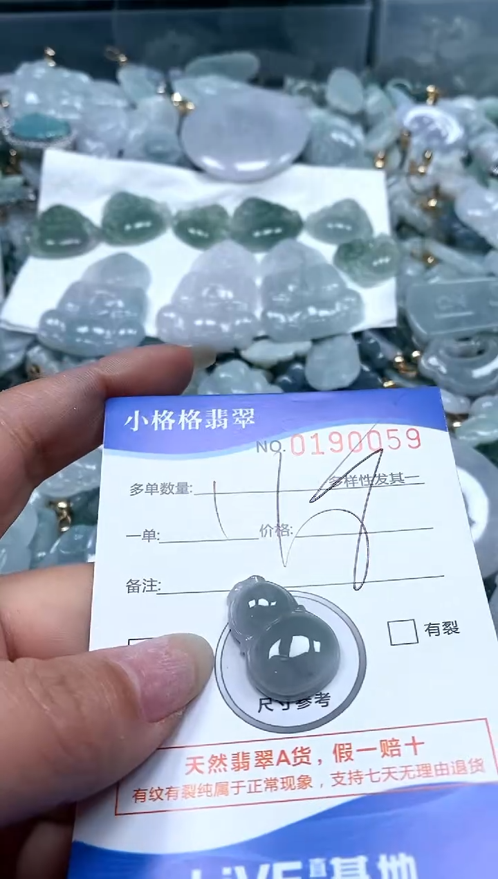 【闪购商品】翡翠颈饰未镶嵌闪购商品0190059