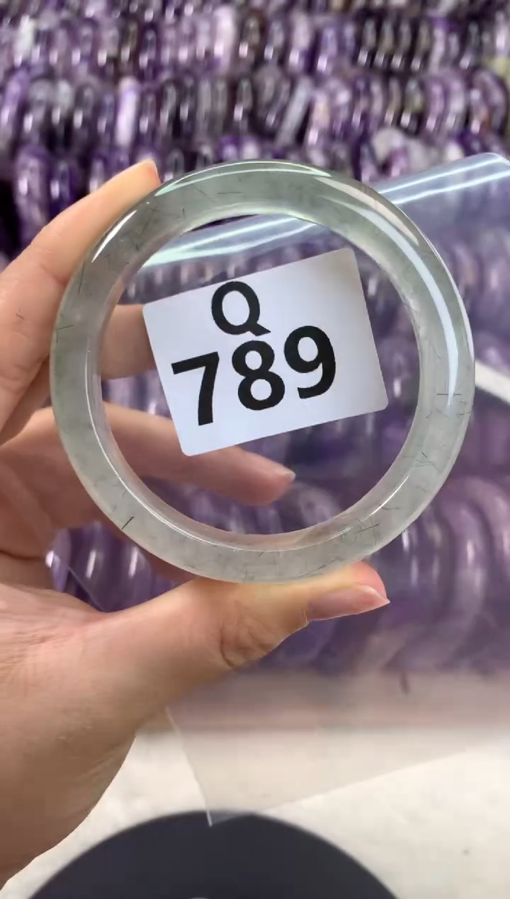 【闪购商品】水晶水晶手镯Q未镶嵌789-56