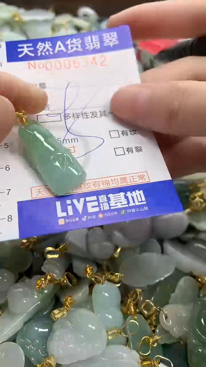 颈饰未镶嵌翡翠天然A货翡翠