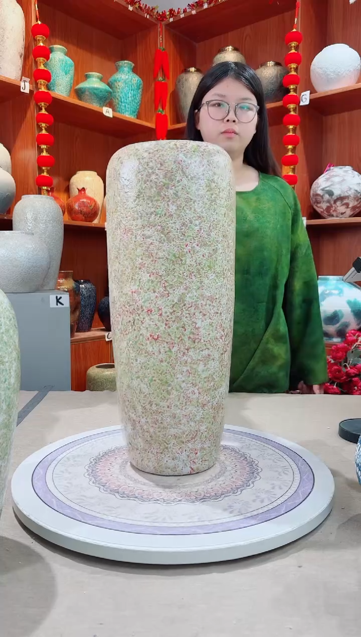 【闪购商品】瓶绿野仙踪落地50cm陶瓷花瓶 无花 精品