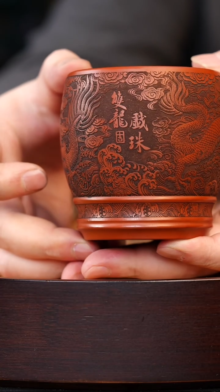 茶杯紫砂宜兴全手工紫砂杯