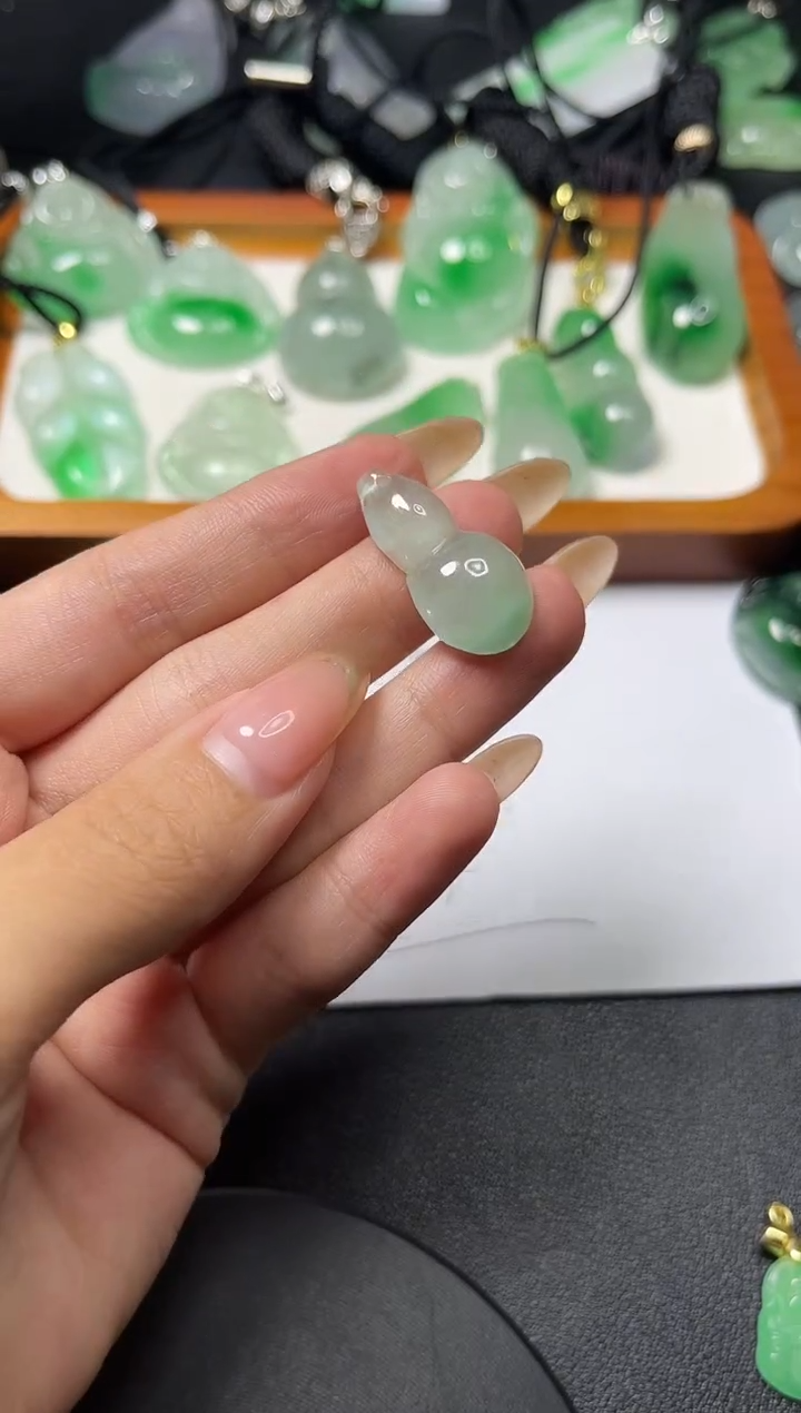 颈饰未镶嵌翡翠所见即所得   一图一物