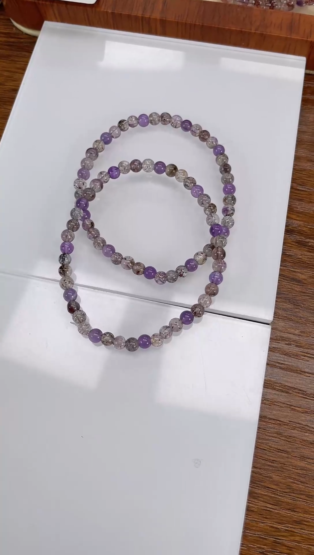 【闪购商品】水晶手链未镶嵌超七手串4+mm 多样性发一