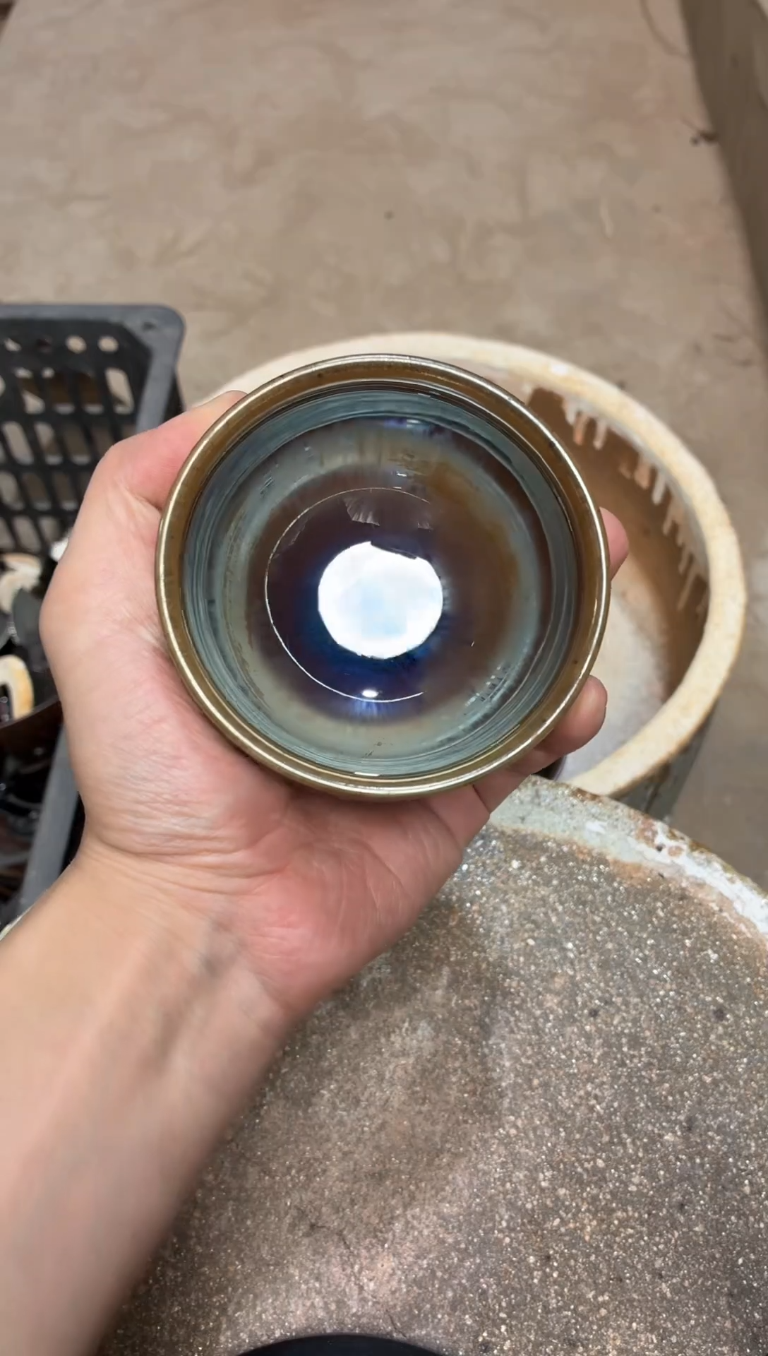 茶盏真柴烧建盏换点柴火